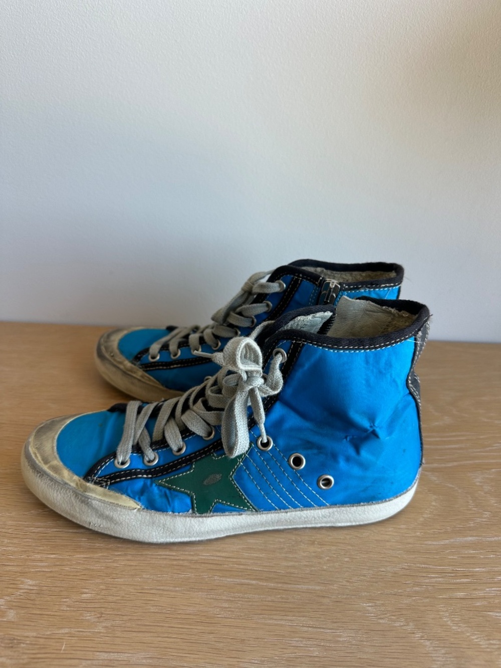 Womens Golden Goose Fred Segal Exclusive Water Resistant Francy High Top Size 7 - Picture 9 of 11
